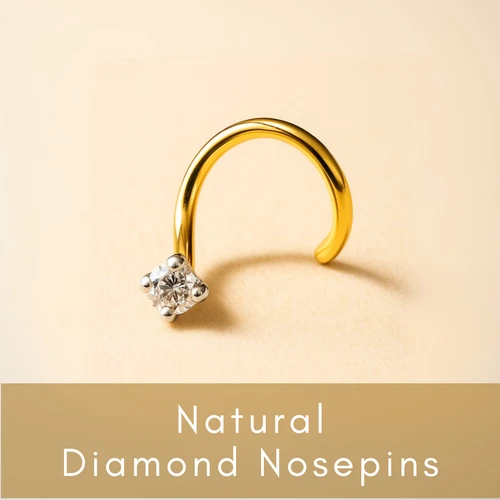 Natural Diamond Nose Pins