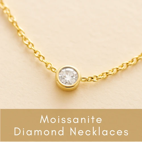 Moissanite Diamond Necklaces