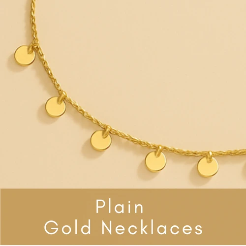 Plain Gold Necklaces